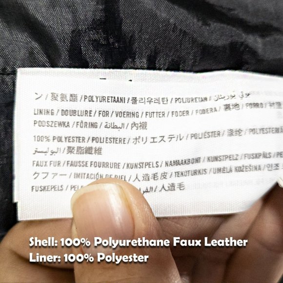 Hollister Vegan Leather Moto Jacket - Picture 10 of 15